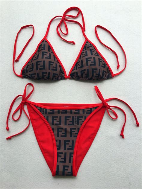 fendi bikini braun|Women's Designer Swimwear & Beachwear .